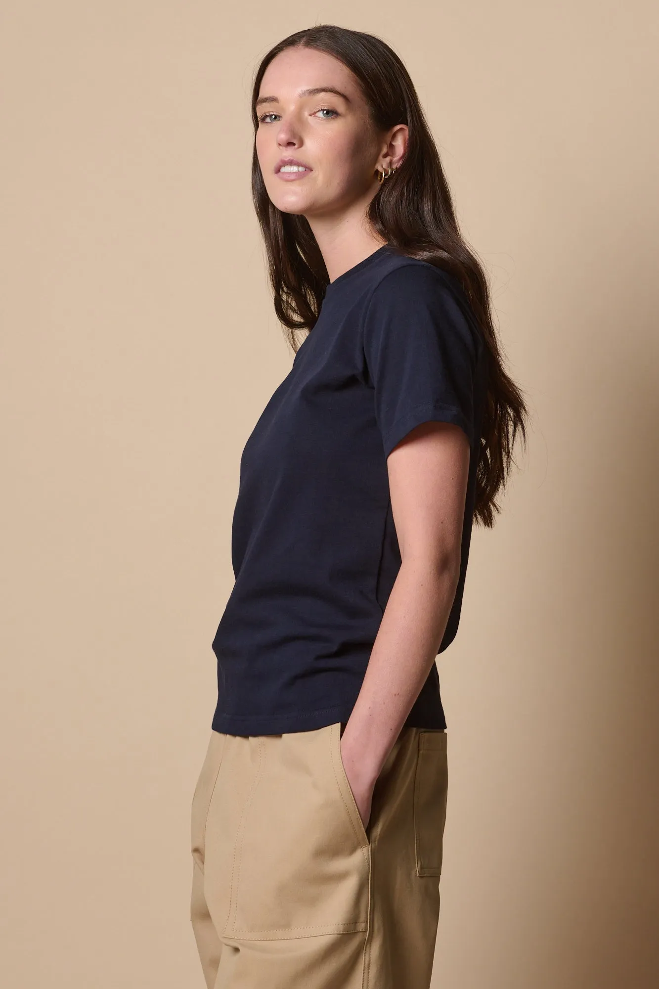 Women's Short Sleeve T Shirt - Navy